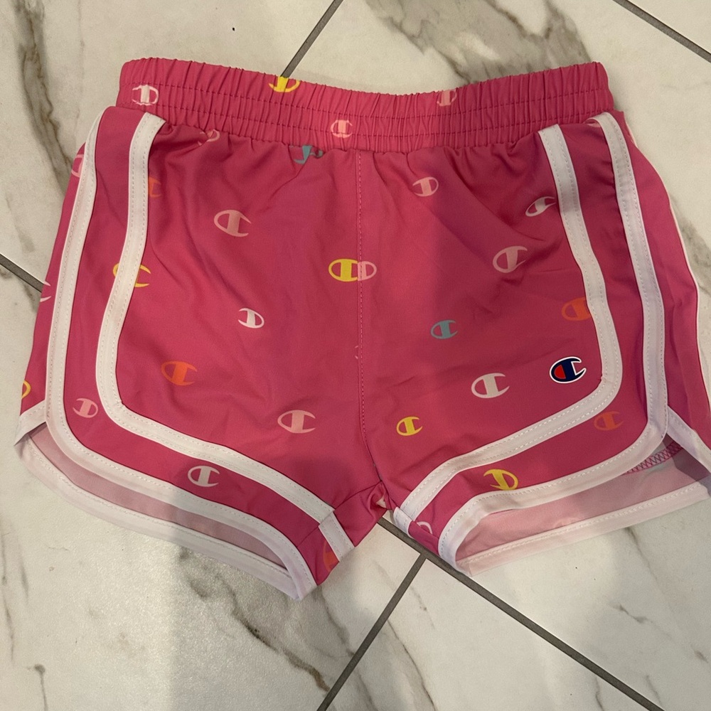 Girl Champion Running Shorts with Inner Liner